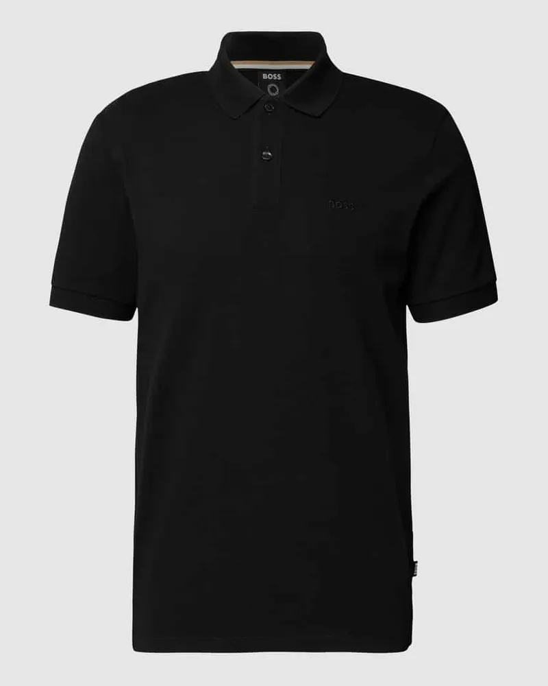 HUGO BOSS Poloshirt mit Label-Stitching Modell 'Pallas 