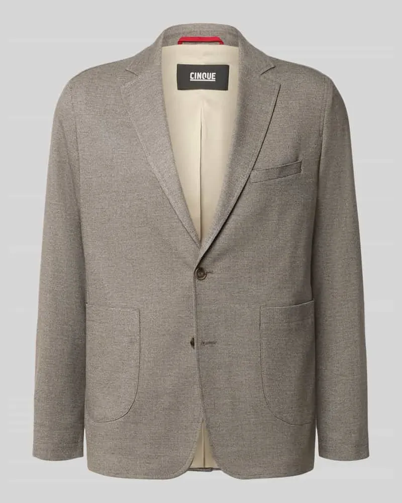 cinque Regular Fit 2-Knopf-Sakko Modell 'MONACO Dunkelbraun