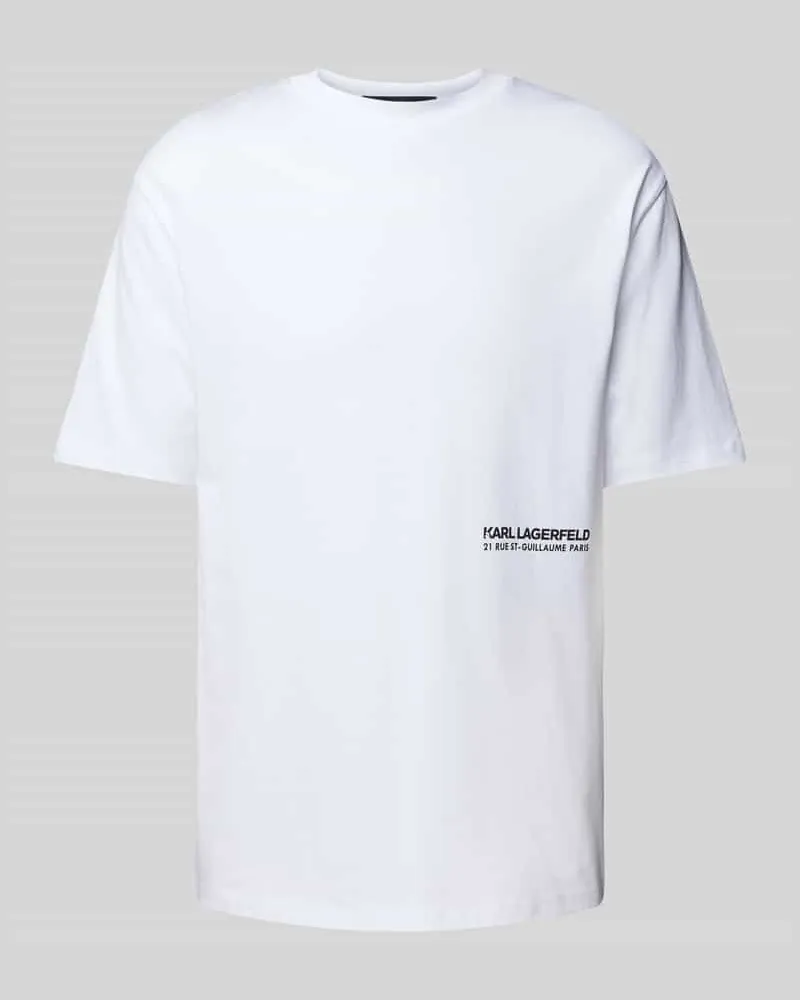 Karl Lagerfeld T-Shirt mit Label-Print 