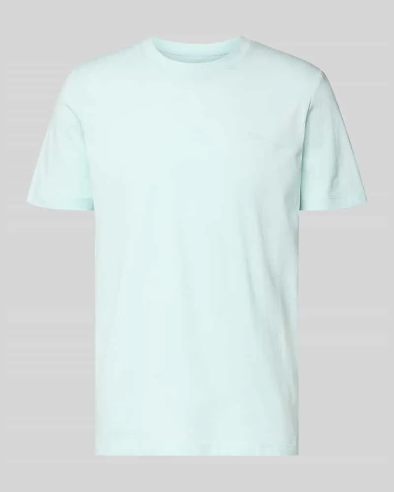 S.Oliver Regular Fit T-Shirt aus reiner Baumwolle Tuerkis