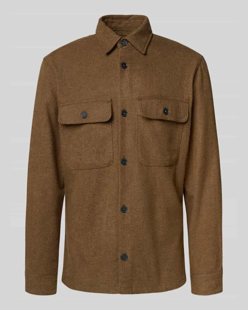 Jack & Jones Regular Fit Freizeithemd mit Brusttaschen Modell 'Rayle 