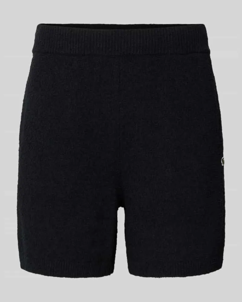 Lacoste Relaxed Fit Sweatshorts aus Baumwoll-Mix Dunkelblau