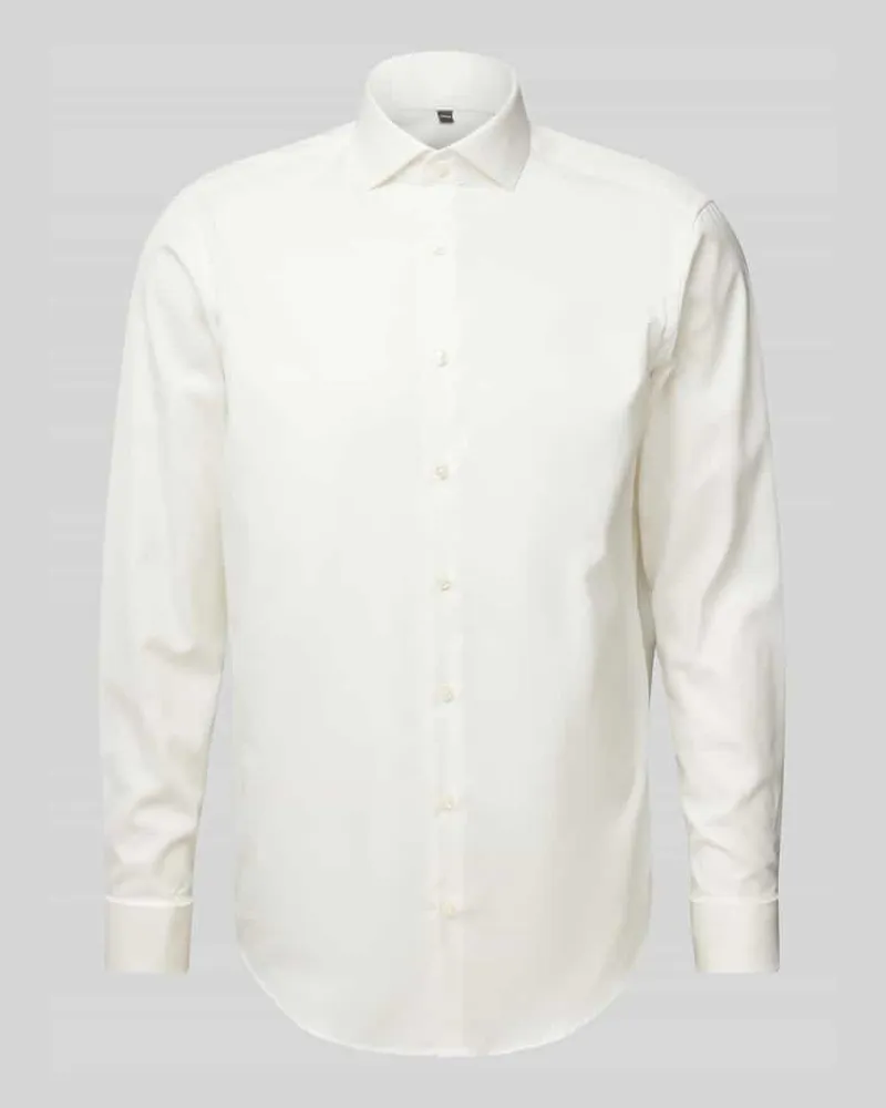 JAKE*S Regular Fit Businesshemd aus Twill 