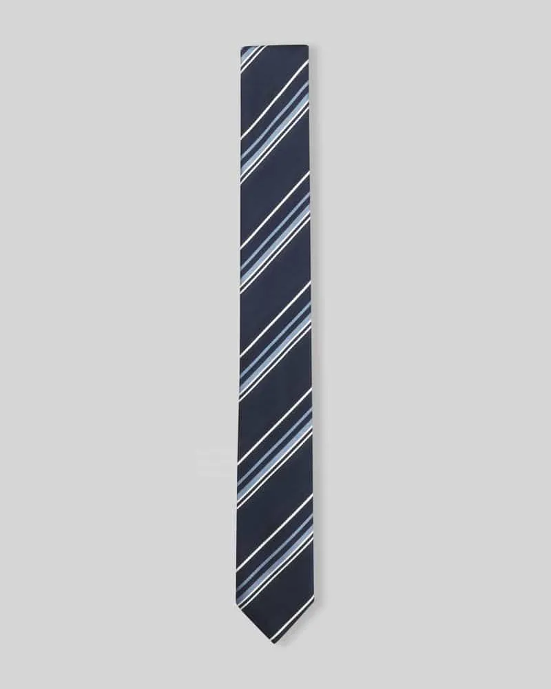 HUGO BOSS Krawatte aus Seiden-Mix Hellblau