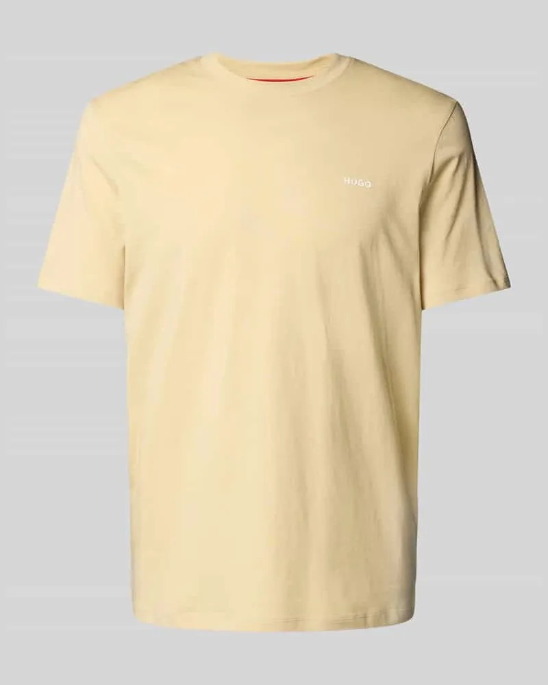 HUGO BOSS T-Shirt mit Label-Print Modell 'Dero 