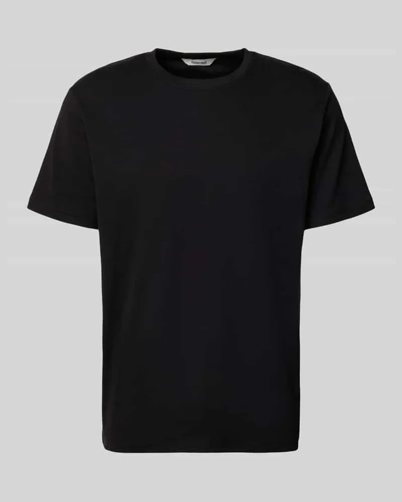 Selected Homme Regular Fit T-Shirt aus Baumwoll-Mix Modell 'SPENCER Black