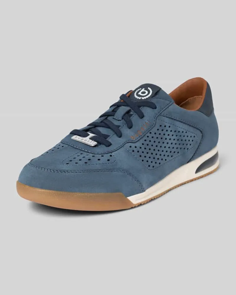 Bugatti Sneaker mit Label-Details Modell 'Trevor Blau