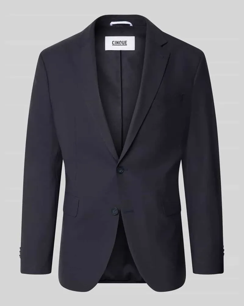 cinque Regular Fit Sakko mit Schurwoll-Anteil Modell 'Totti Dunkelblau
