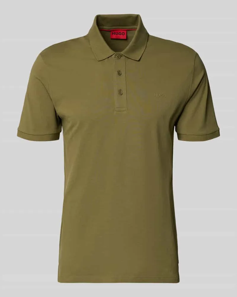 HUGO BOSS Regular Fit Poloshirt aus reiner Baumwolle Modell 'DONOS222 Mint