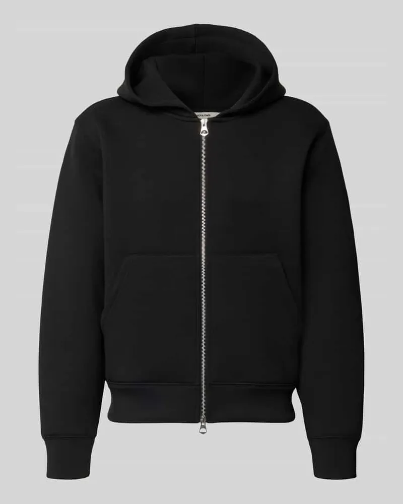 Jack & Jones Relaxed Fit Sweatjacke mit Zweiwege-Reißverschluss Black