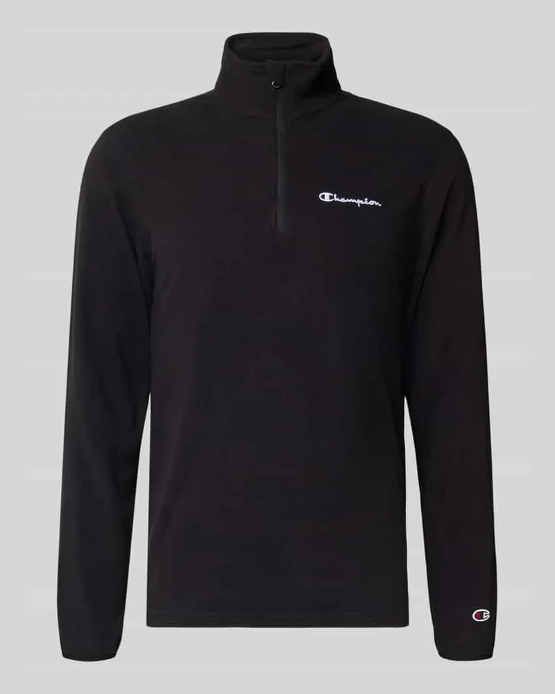 Champion Fleecepullover mit Troyer-Kragen Black