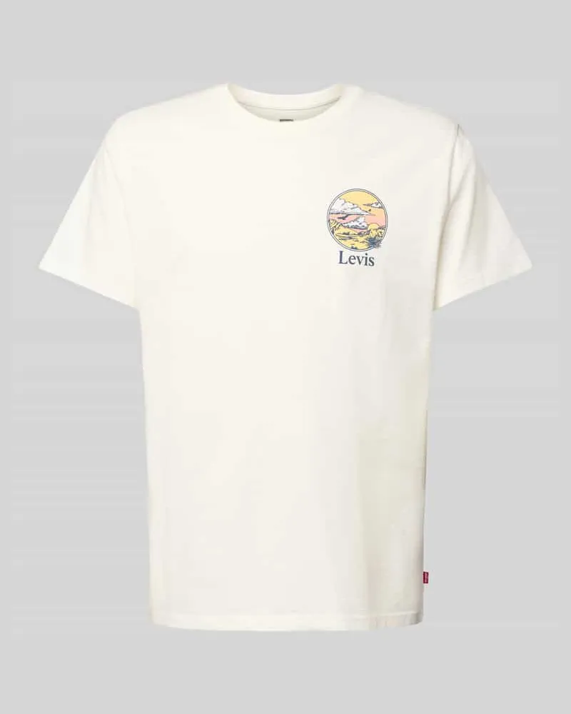 Levi's Relaxed Fit T-Shirt mit Rundhalsausschnitt Weiss