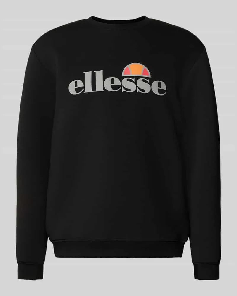 Ellesse Sweatshirt mit Label-Print Modell 'CORVARO Black
