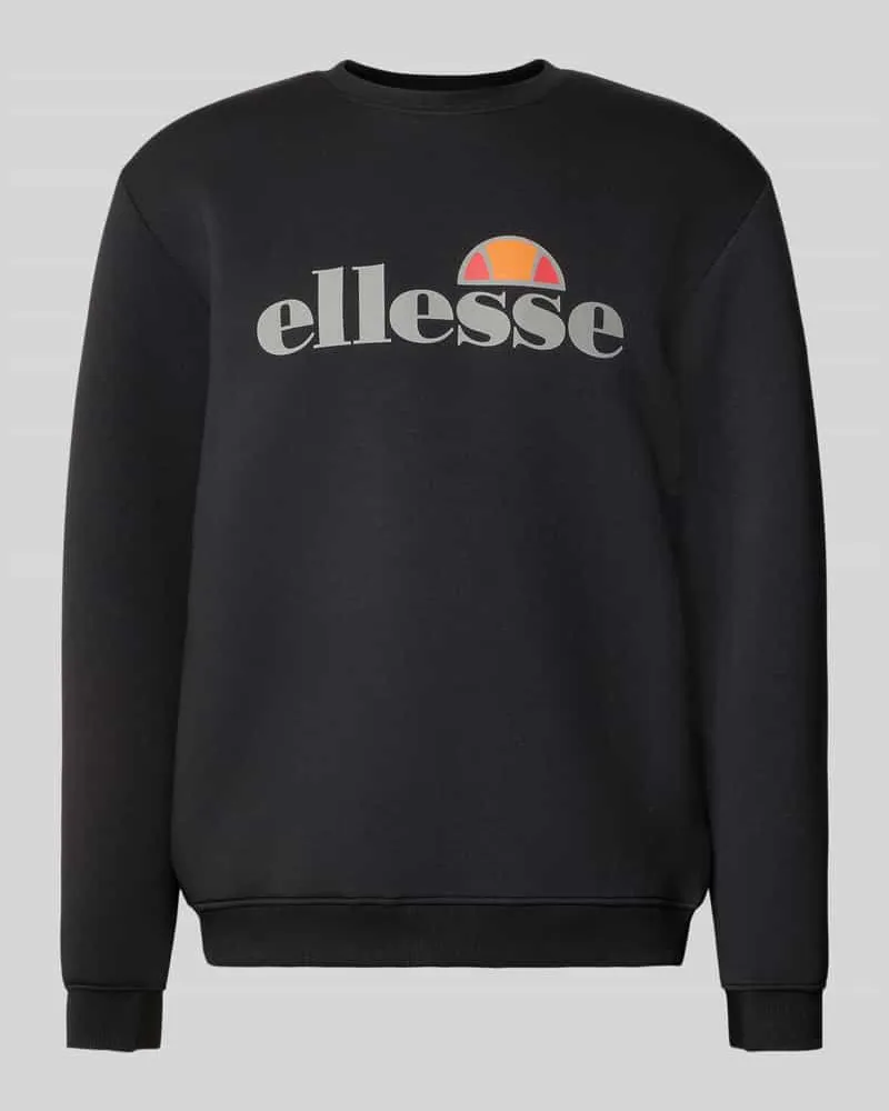 Ellesse Sweatshirt mit Label-Print Modell 'CORVARO Black