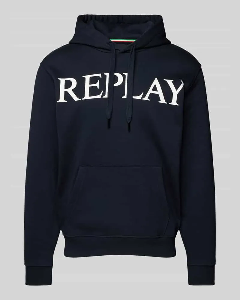 Replay Hoodie mit Label-Print 