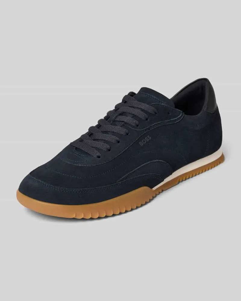 HUGO BOSS Low Top Sneaker aus echtem Leder 