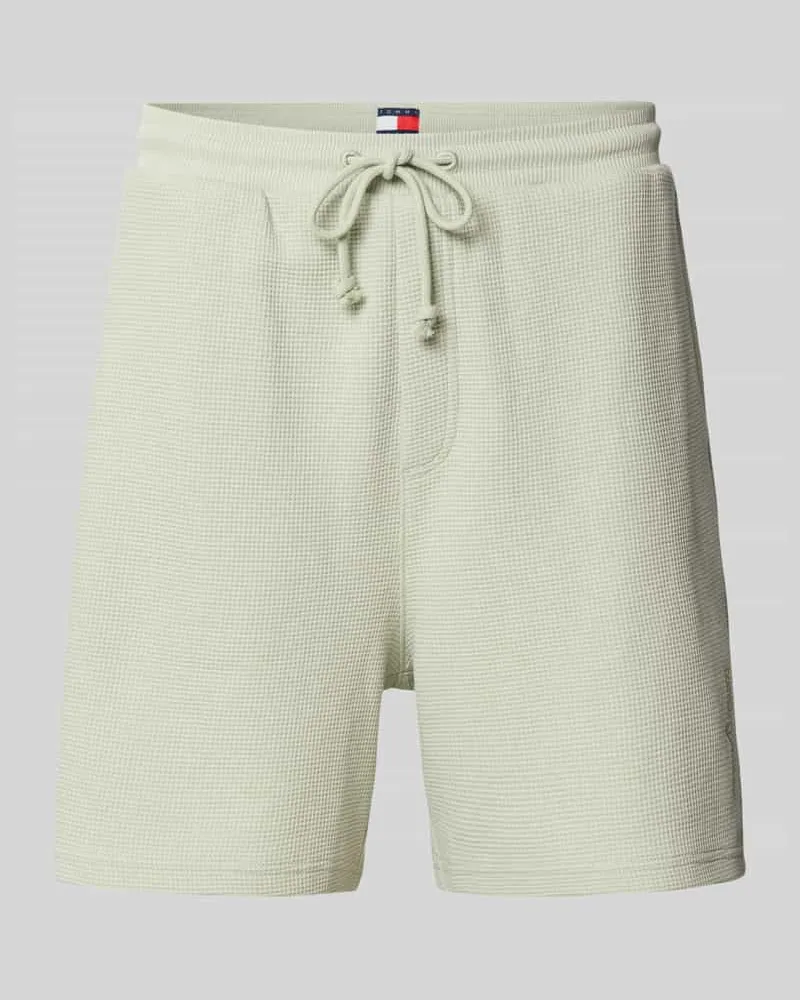 Tommy Hilfiger Relaxed Fit Sweatshorts mit Strukturmuster 
