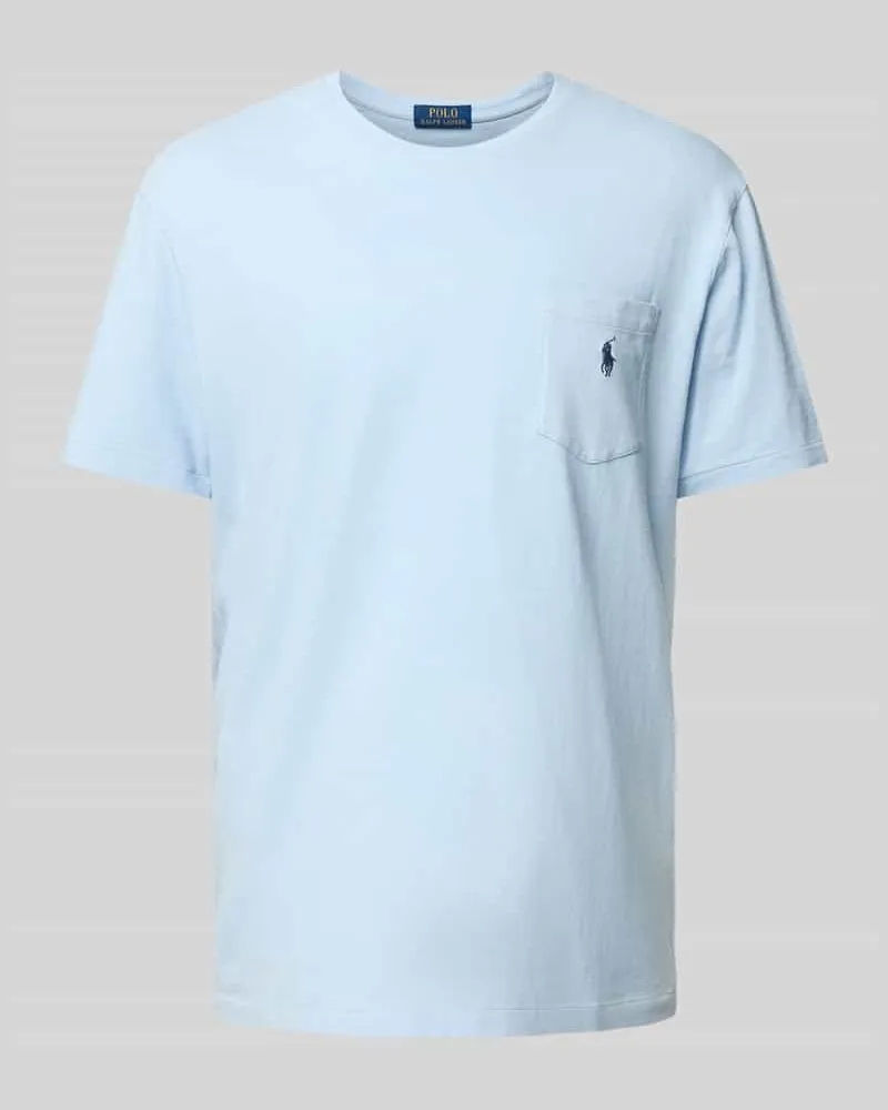 Ralph Lauren Regular Fit T-Shirt aus Baumwoll-Leinen-Mix 