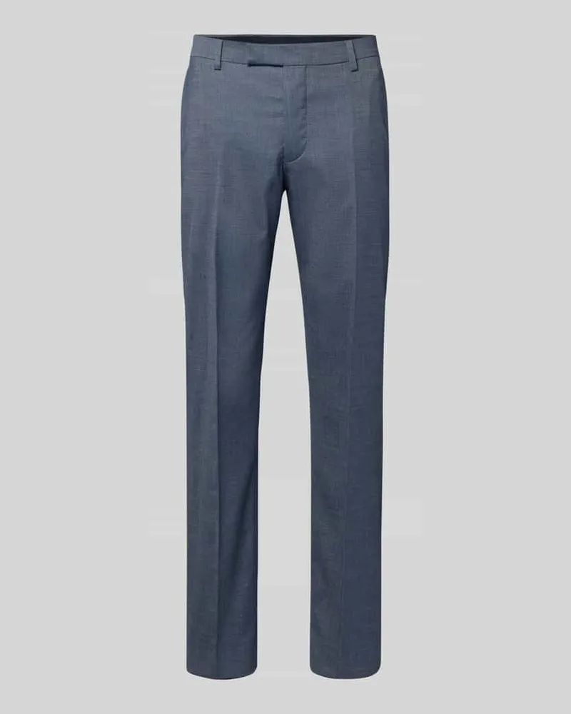 Pierre Cardin Slim Fit Stoffhose mit Viskose-Anteil Modell 'Ryan Blau