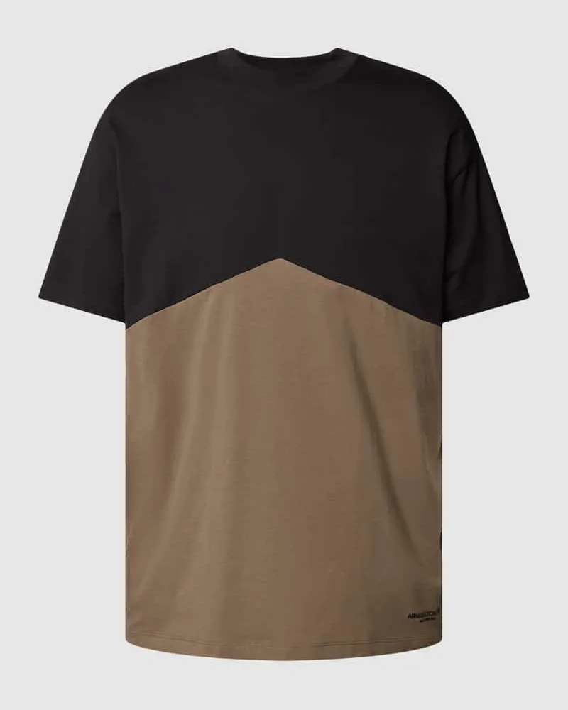 Armani Exchange T-Shirt mit Label-Detail Black
