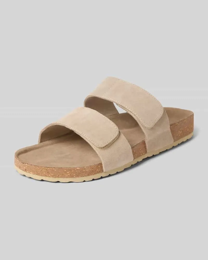 Jack & Jones Sandalette aus Kalbsleder Modell 'MALTA Beige