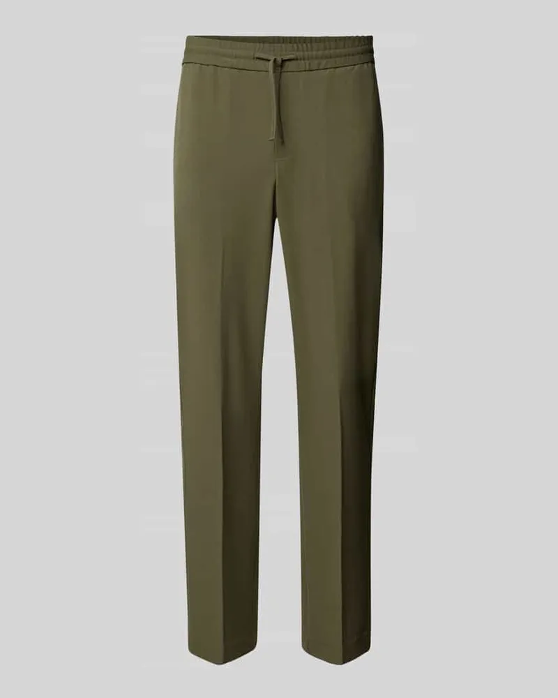 Lindbergh Relaxed Fit Hose aus Viskose mit Tunnelzug 