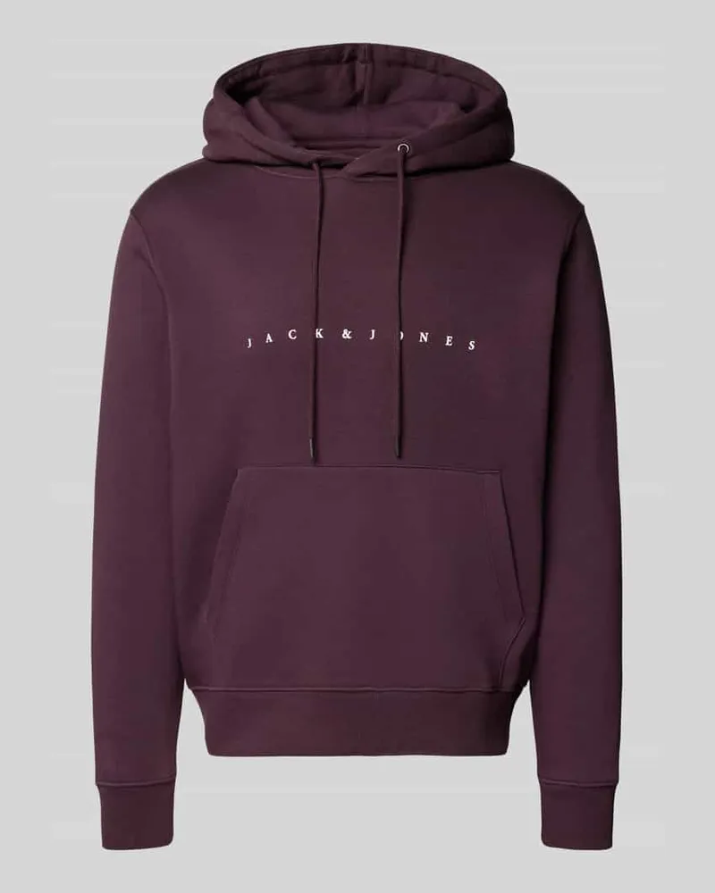 Jack & Jones Hoodie mit Label-Print 
