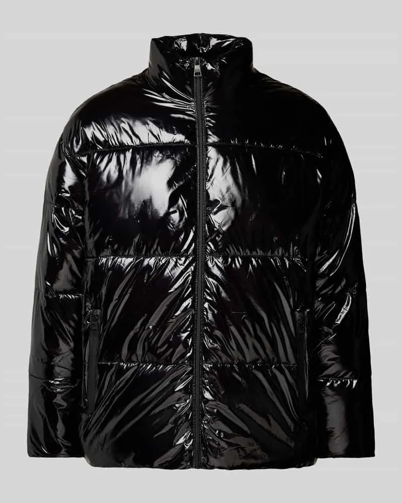 Karl Lagerfeld Steppjacke mit Reißverschlusstaschen Black