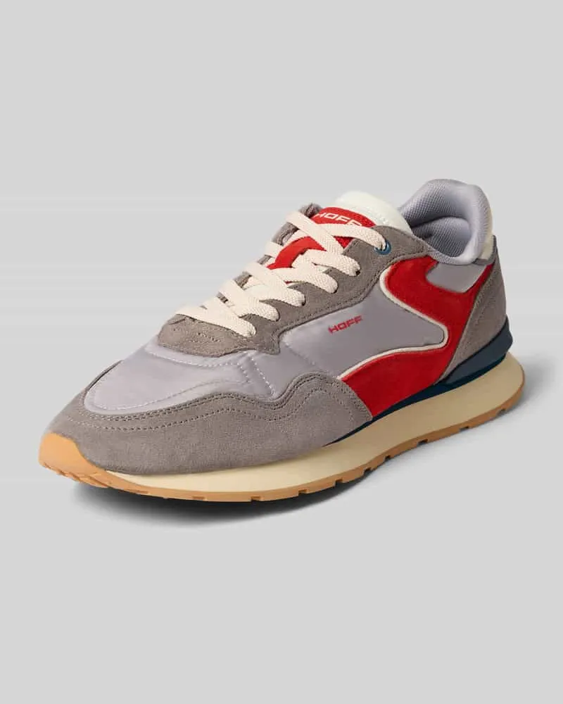 HOFF Sneaker aus echtem Leder Modell 'City Hellgrau