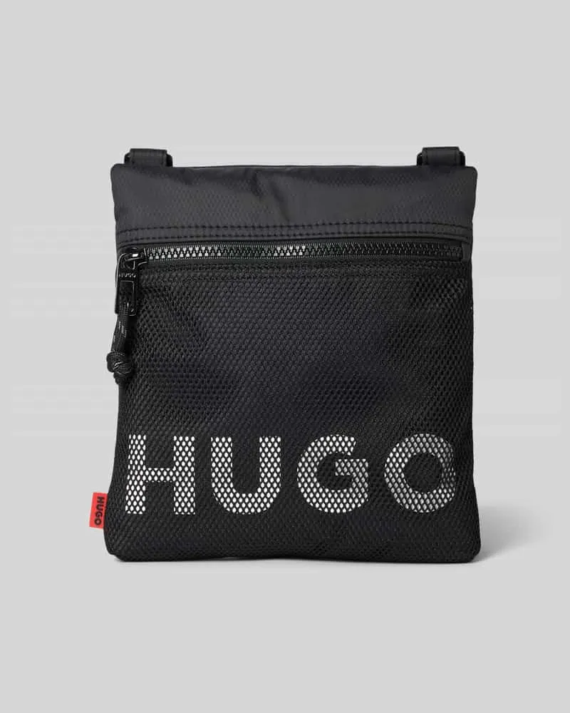 HUGO BOSS Umhängetasche mit Label-Print Modell 'Hans 