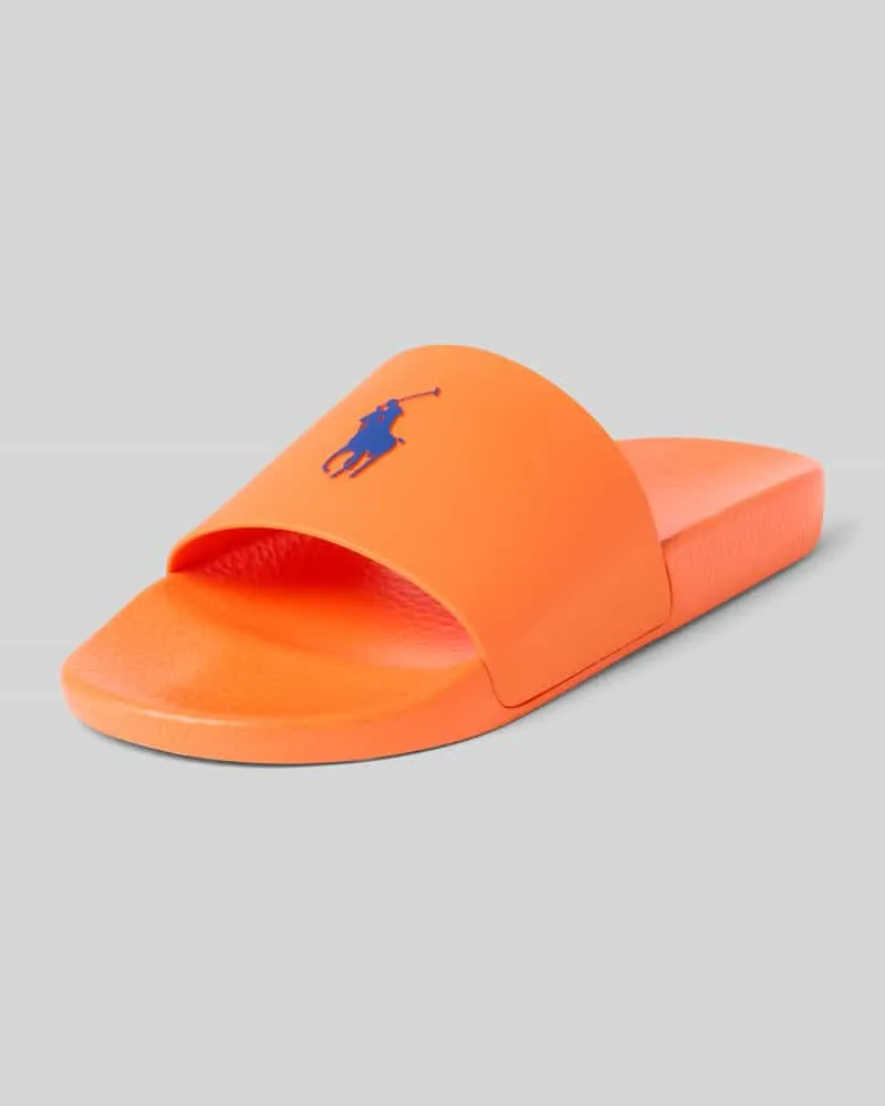 Ralph Lauren Sandalette mit Label-Detail Orange