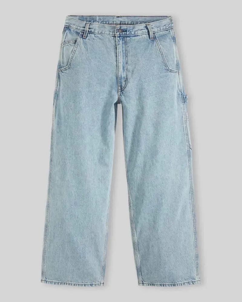 Levi's Wide Leg Baggy Jeans aus reiner Baumwolle Modell 'UTILITY Hellblau