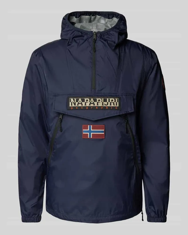 Napapijri Jacke mit Reißverschlusstaschen Modell 'Rainforest Marine