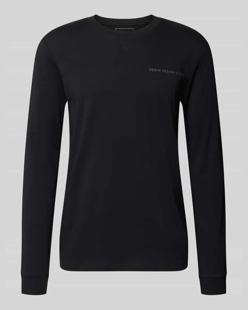 Tom Tailor Regular Fit T-Shirt aus reiner Baumwolle Modell 'solid Black