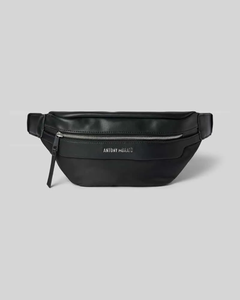 Antony Morato Bauchtasche mit Label-Detail Black