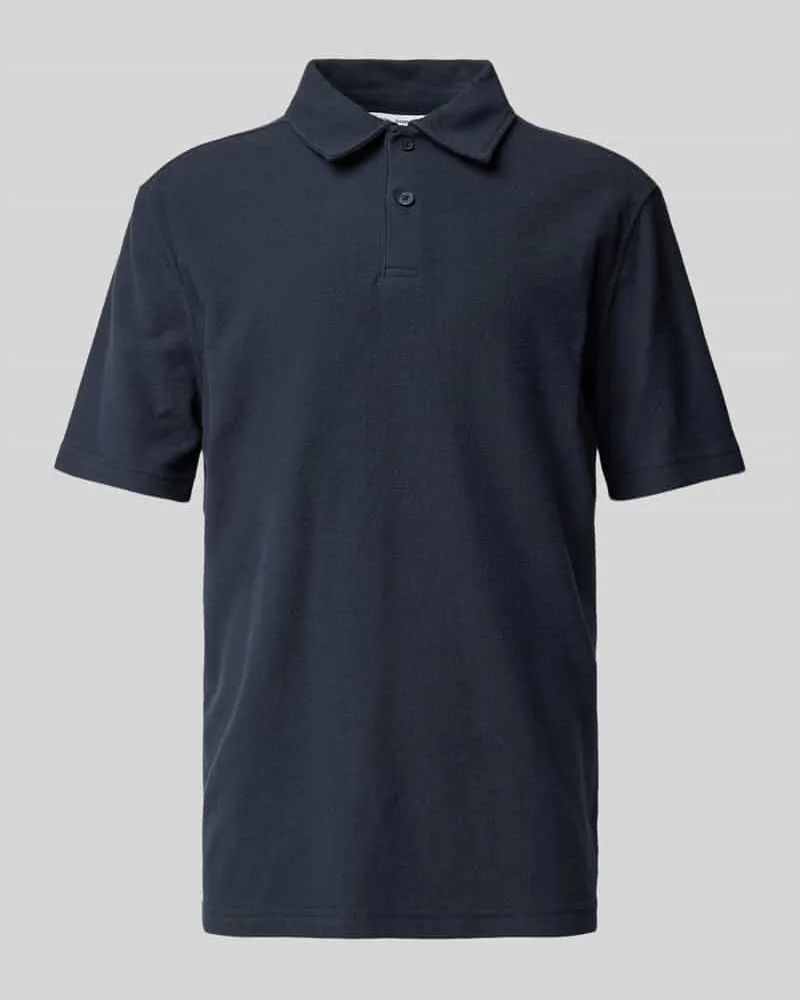 Samsøe & Samsøe Regular Fit Poloshirt mit kurzer Knopfleiste 