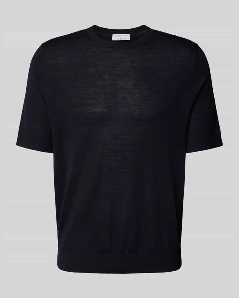 Tiger of Sweden Strickshirt aus Wolle mit Rundhalsausschnitt Modell 'CONNOR Marine