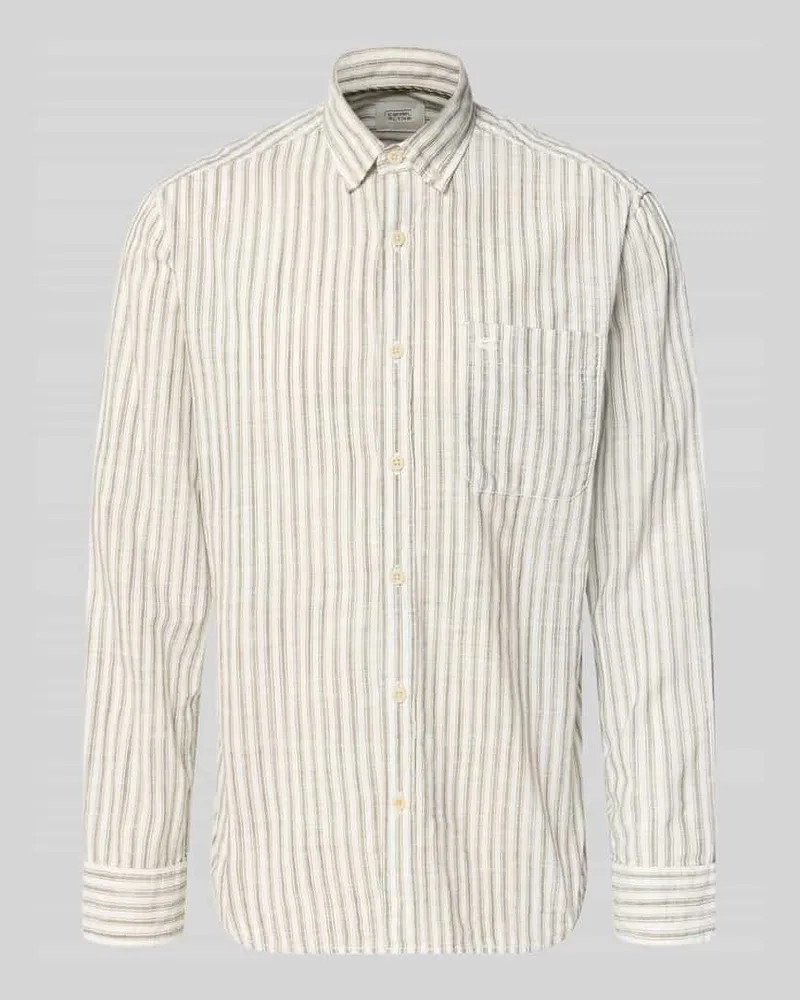 Camel Active Regular Fit Freizeithemd mit Brusttasche Schilf