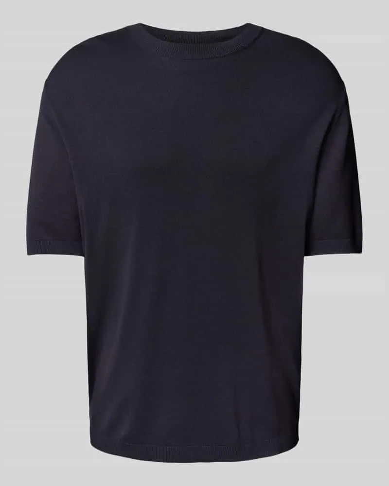 Jack & Jones Regular Fit T-Shirt mit Rundhalsausschnitt Modell 'WILLIAM Dunkelblau