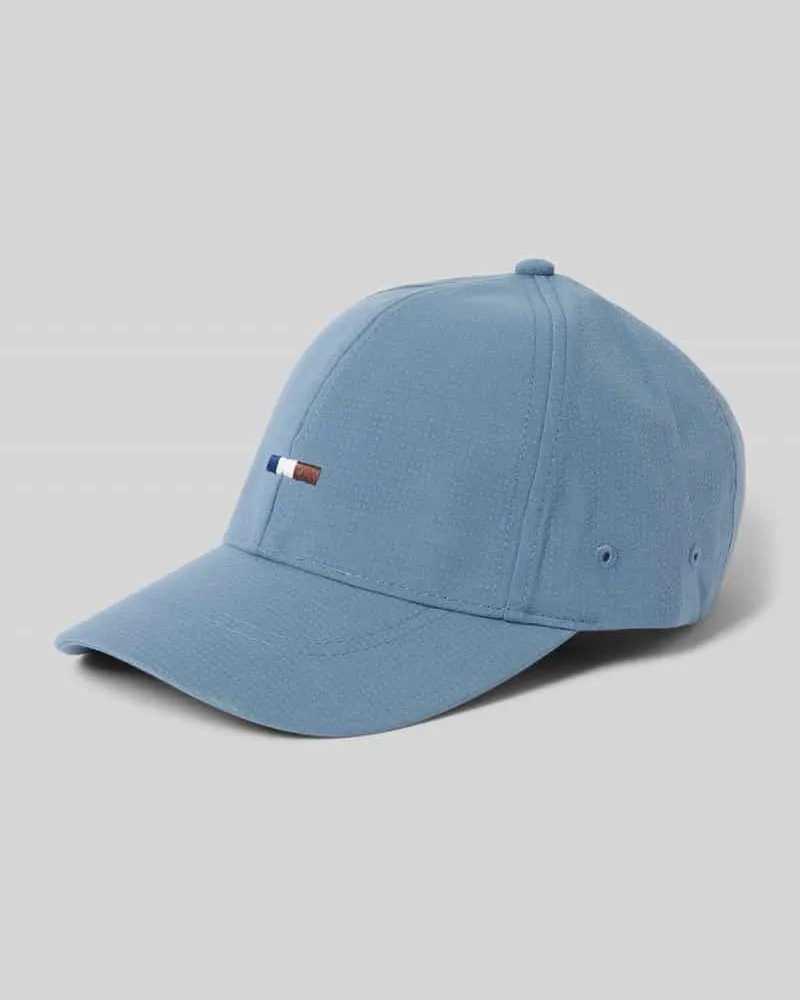 Bugatti Basecap mit Label-Stitching und Viskose-Anteil 