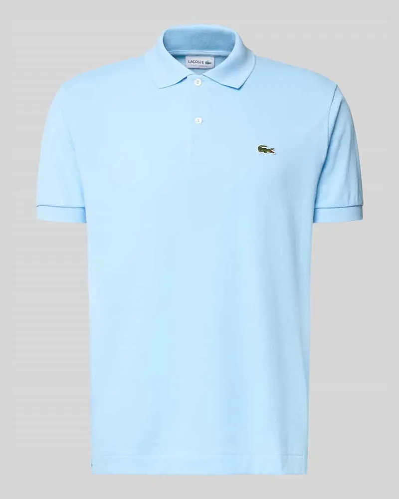 Lacoste Regular Fit Poloshirt aus reiner Baumwolle Hellblau