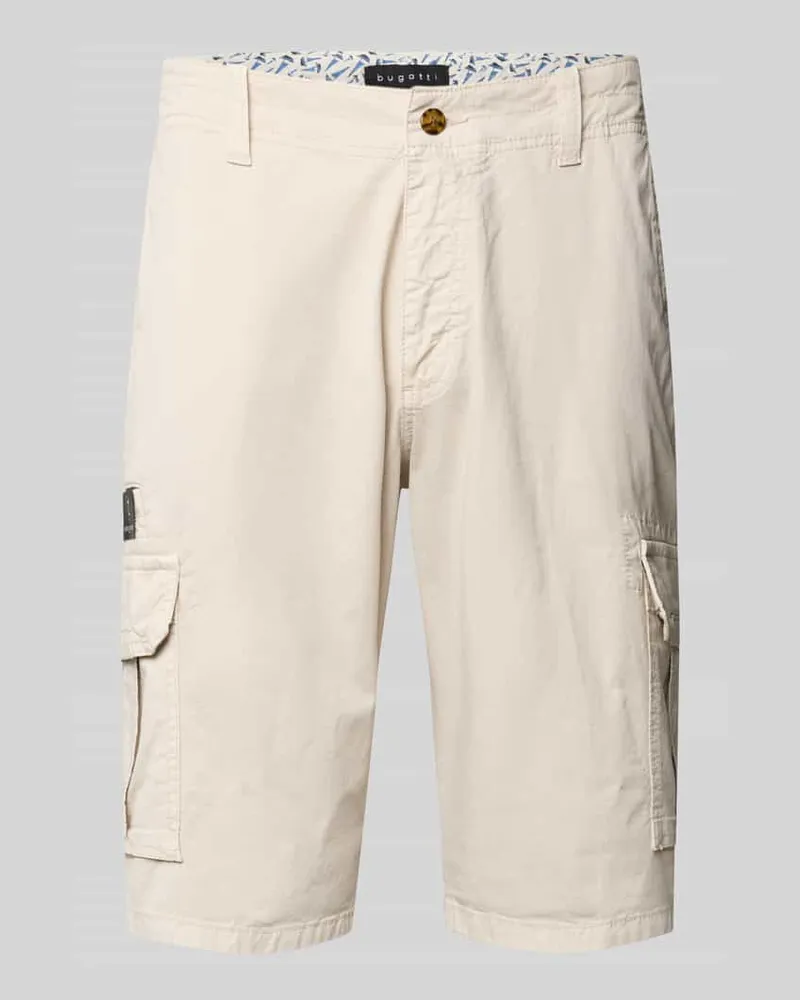 Bugatti Regular Fit Cargobermudas mit Eingrifftaschen 
