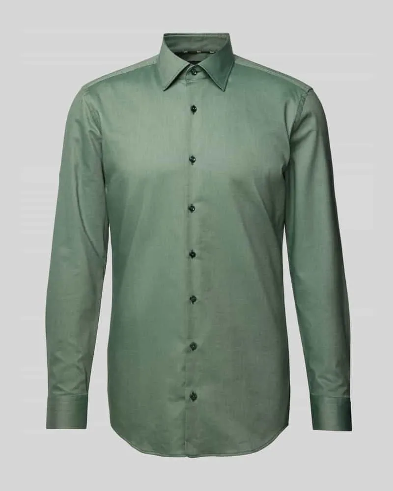 HUGO BOSS Slim Fit Business-Hemd mit extra langem Arm Modell 'Hank 