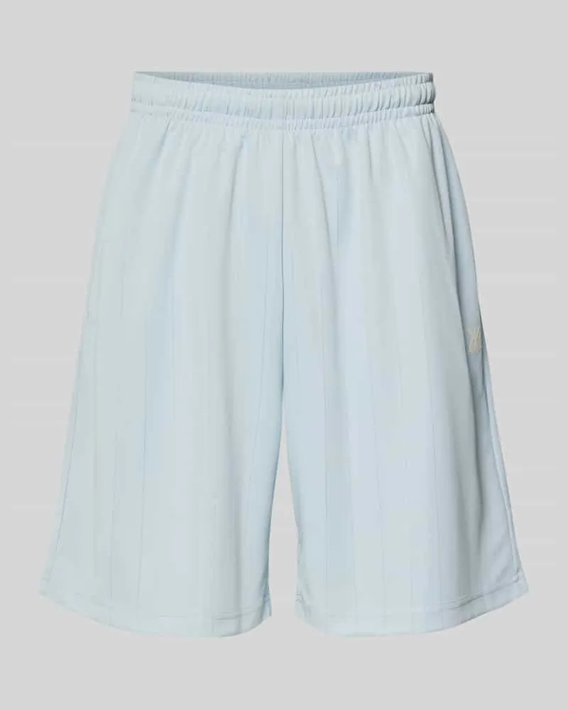 Karl Kani Relaxed Fit Shorts mit elastischem Bund Modell 'Insignia Hellblau