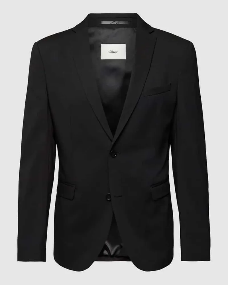 S.Oliver Sakko mit Pattentaschen Modell 'Opure Black