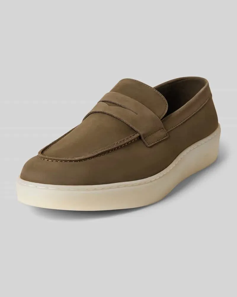 Guess Slipper mit strukturierter Sohle Modell 'RICKY Oliv