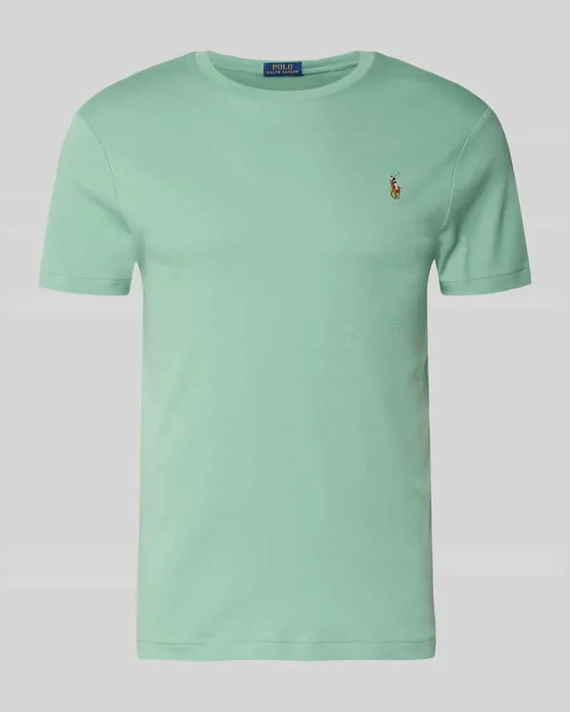 Ralph Lauren Regular Fit T-Shirt aus reiner Baumwolle Mint