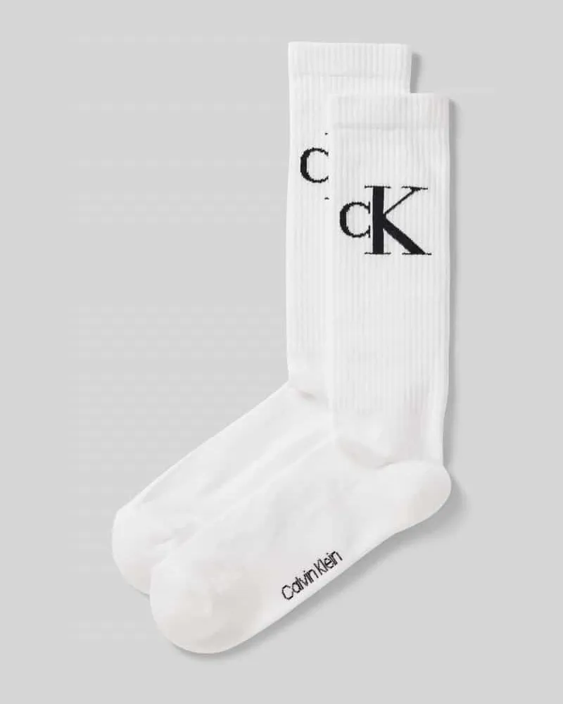 Calvin Klein Socken mit Logo-Stitching im 2er-Pack 
