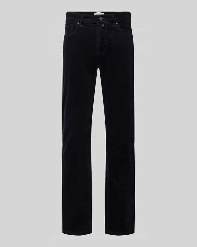Pierre Cardin Straight Fit Cordhose aus elastischem Baumwoll-Mix Modell 'Laval Marine