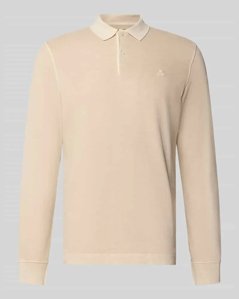 Marc O'Polo Regular Fit Poloshirt aus reiner Baumwolle Ecru